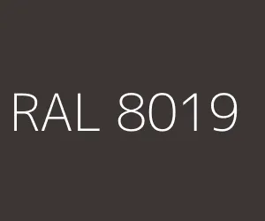 RAL 8019 - Tamsiai ruda
